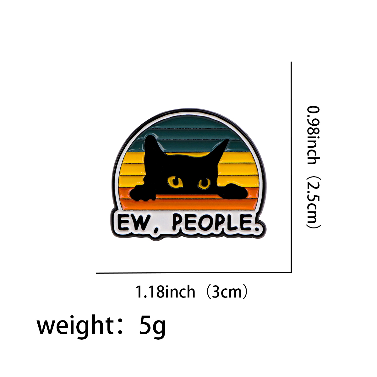 EW PEOPLE Enamel Pin Funny Sar - مراجعة Women Accessories Quotes وسعره