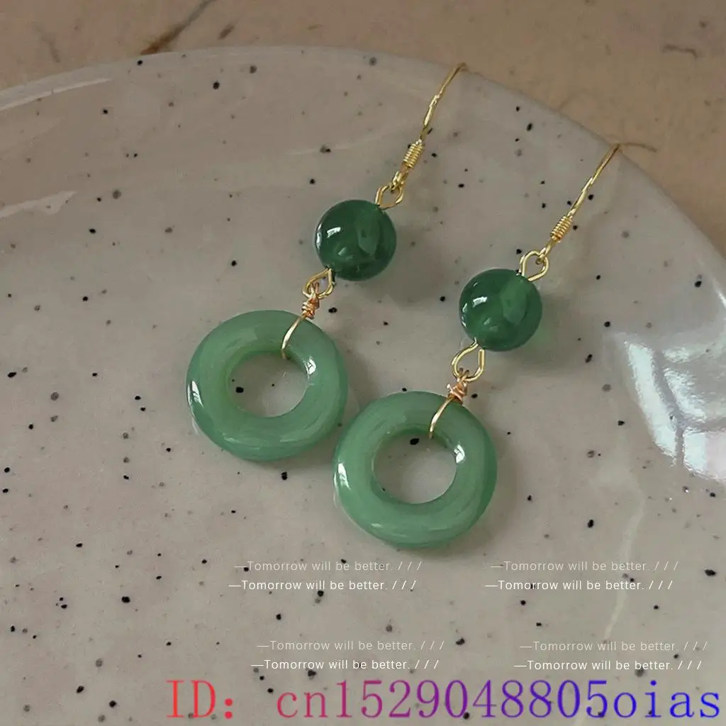 Green Real Jade Ring Earrings  - مراجعة Women'S Accessories Rings وسعره
