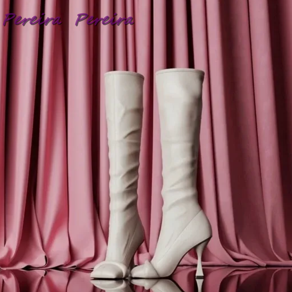 Solid Strange Style Knee-High  - مراجعة Women'S Accessories Trends 2025 وسعره