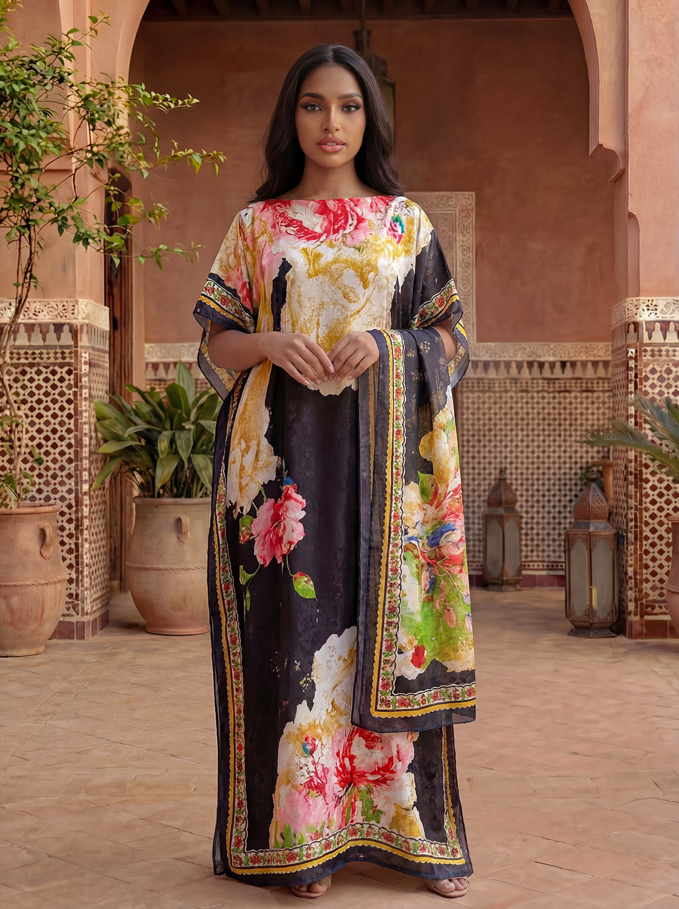 Women's Long Shawl Dubai Fashi - مراجعة Women Accessories Dubai وسعره