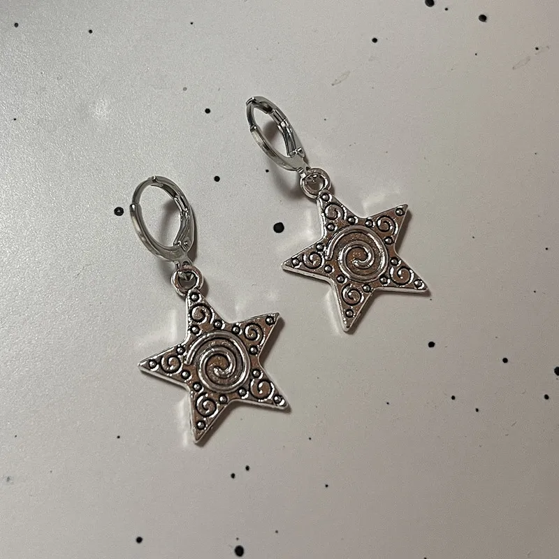 Vintage Goth Silver Color Spir - مراجعة Women'S Accessories In The 90S وسعره