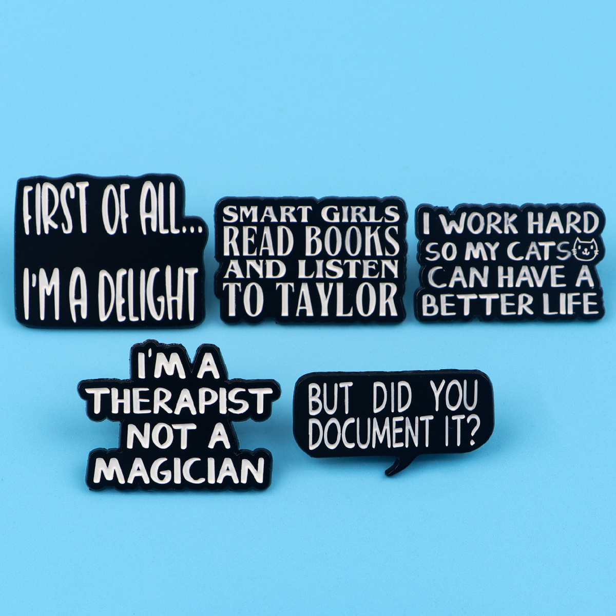 Satirical Quotes Enamel Pin Ba - مراجعة Women Accessories Quotes وسعره