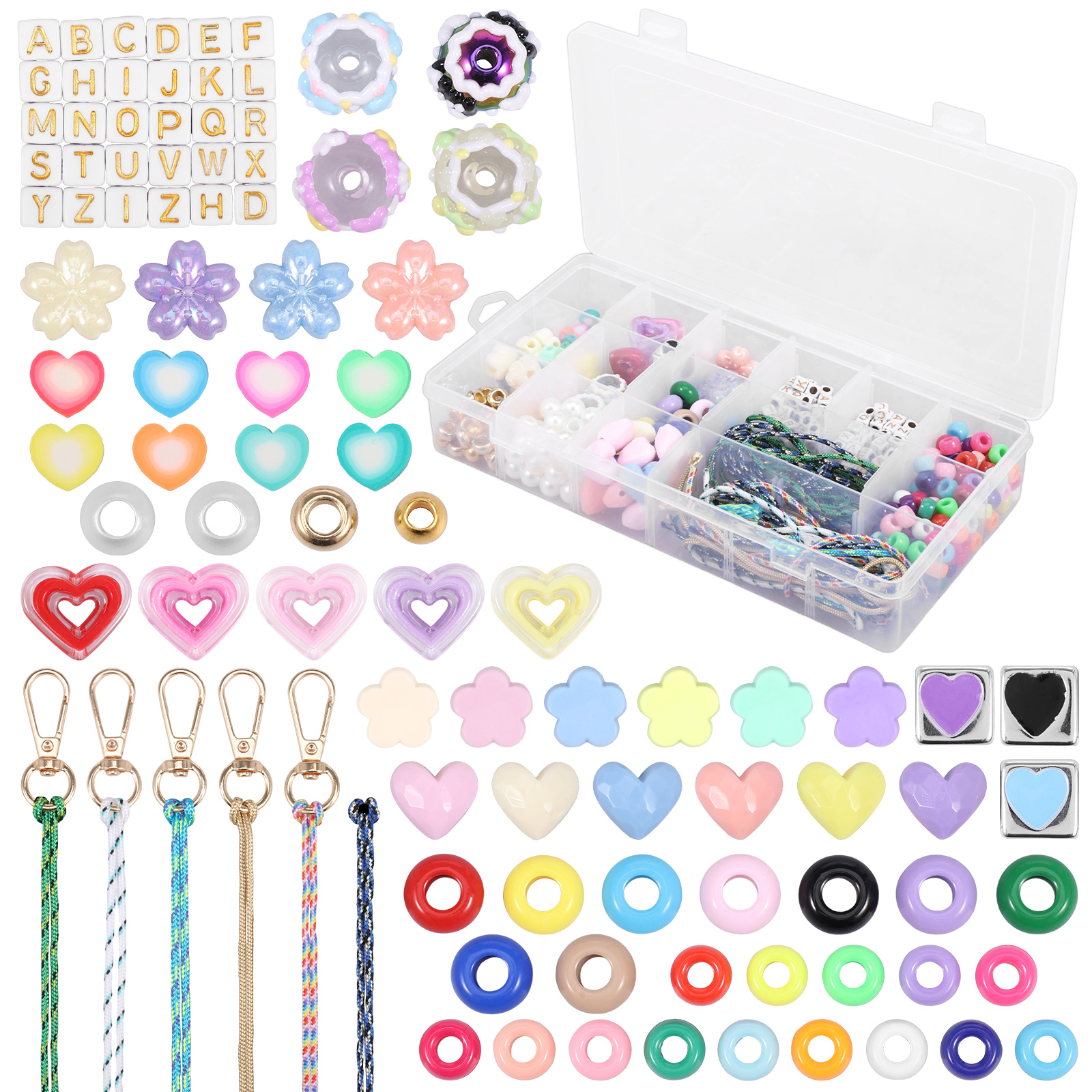 421PCS Beaded Keychain Making  - مراجعة Women Accessories Chain وسعره