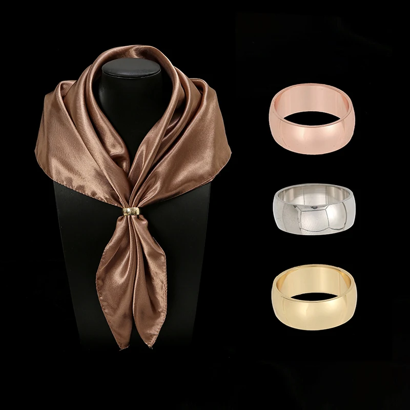 Fashion Metal Scarf Buckle But - مراجعة Women'S Accessories Rings وسعره