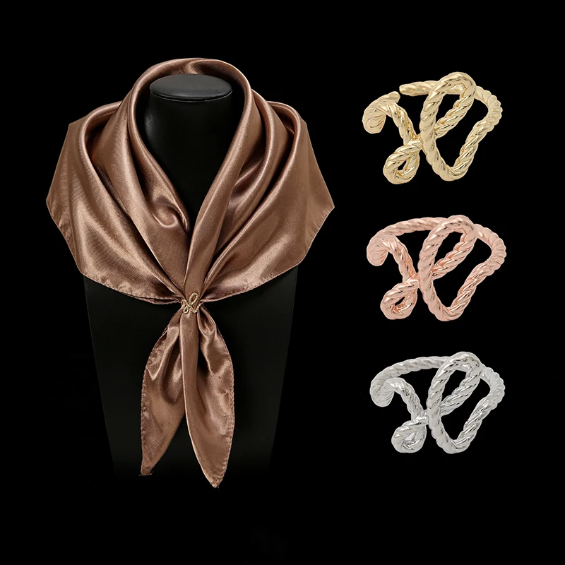 Fashion Metal Scarf Buckle But - مراجعة Women'S Accessories Rings وسعره