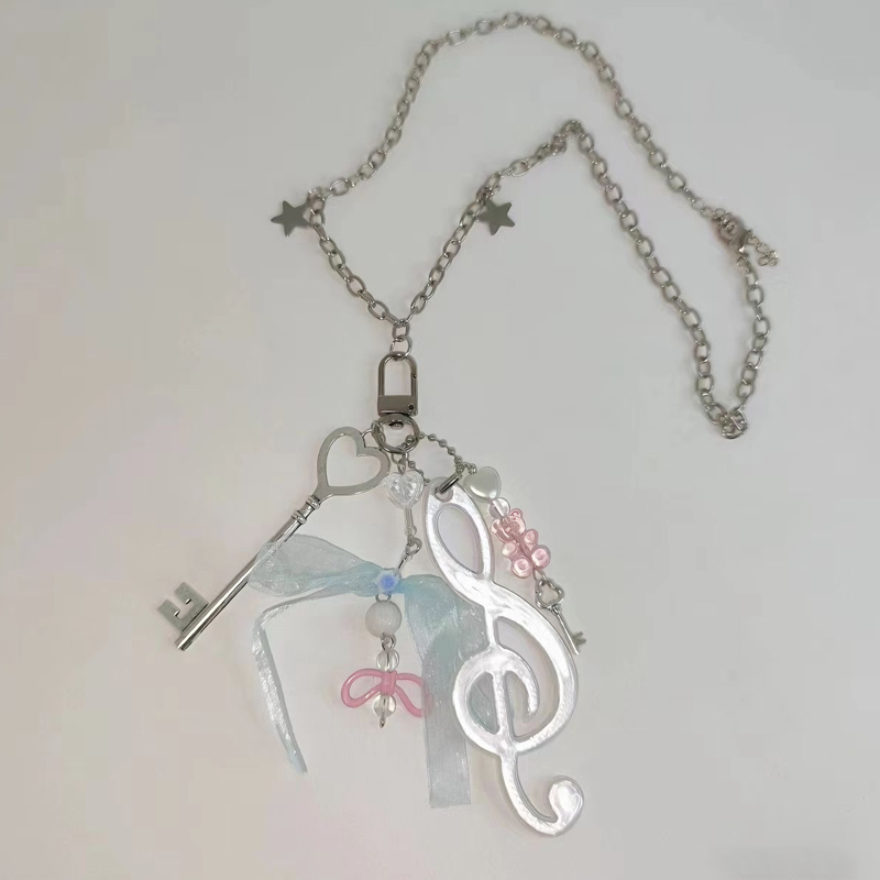 Y2K Jewelry Note Bear Bow Pend - مراجعة Women'S Accessories In The 90S وسعره