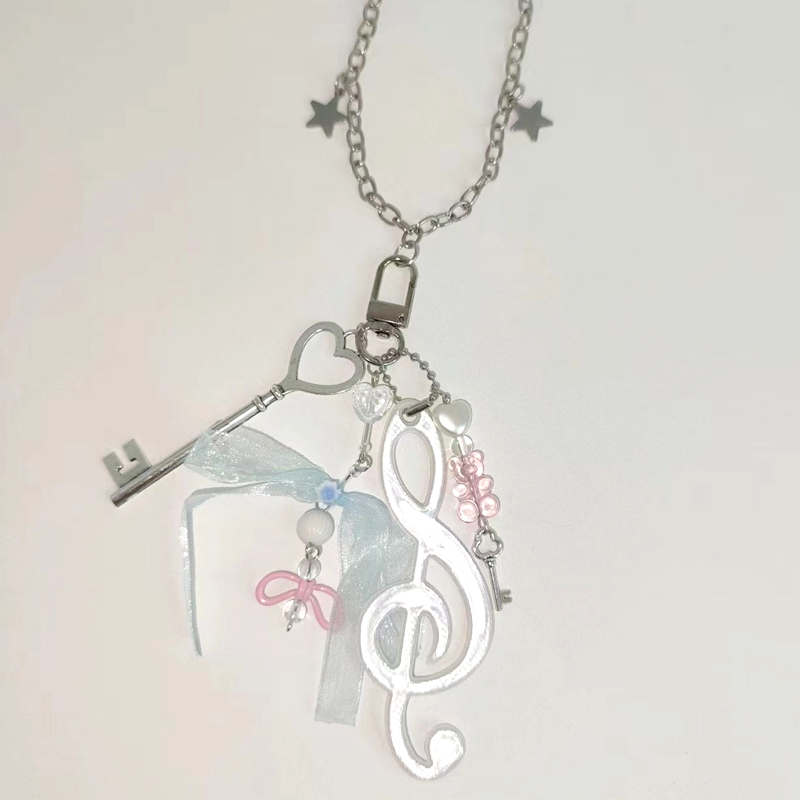 Y2K Jewelry Note Bear Bow Pend - مراجعة Women'S Accessories In The 90S وسعره