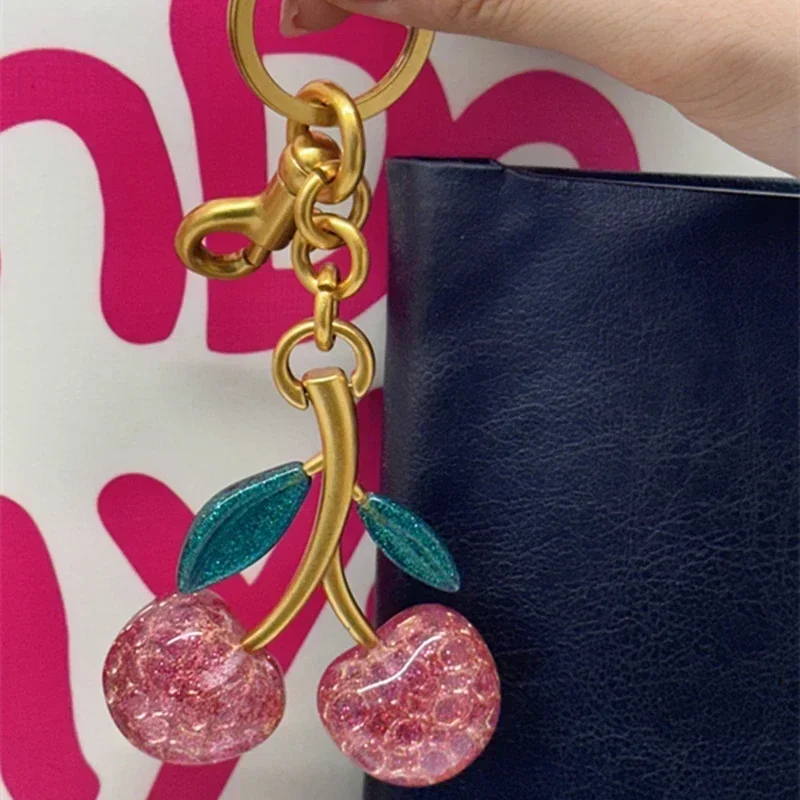 Fashion Cherry Keychain Summer - مراجعة Women'S Accessories Coach وسعره