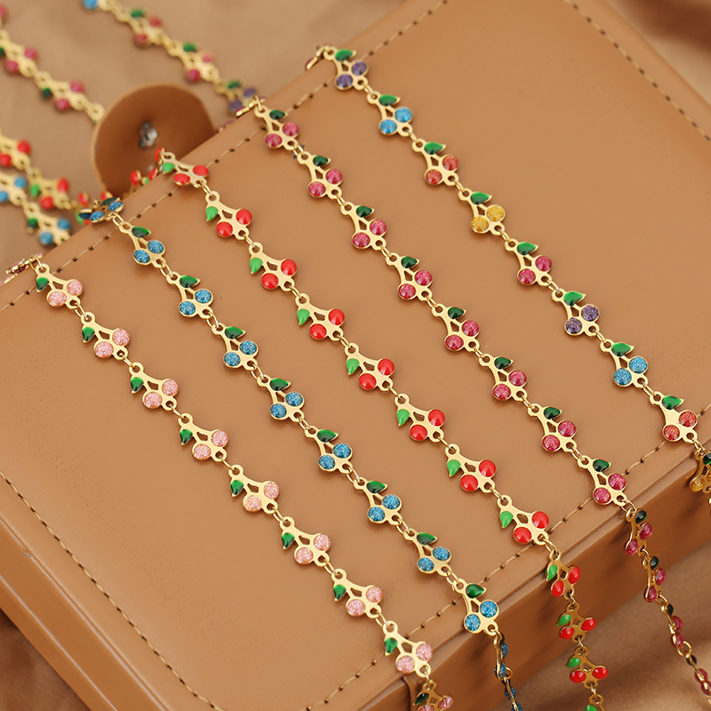 1 Meter Stainless Steel Enamel - مراجعة Women Accessories Chain وسعره