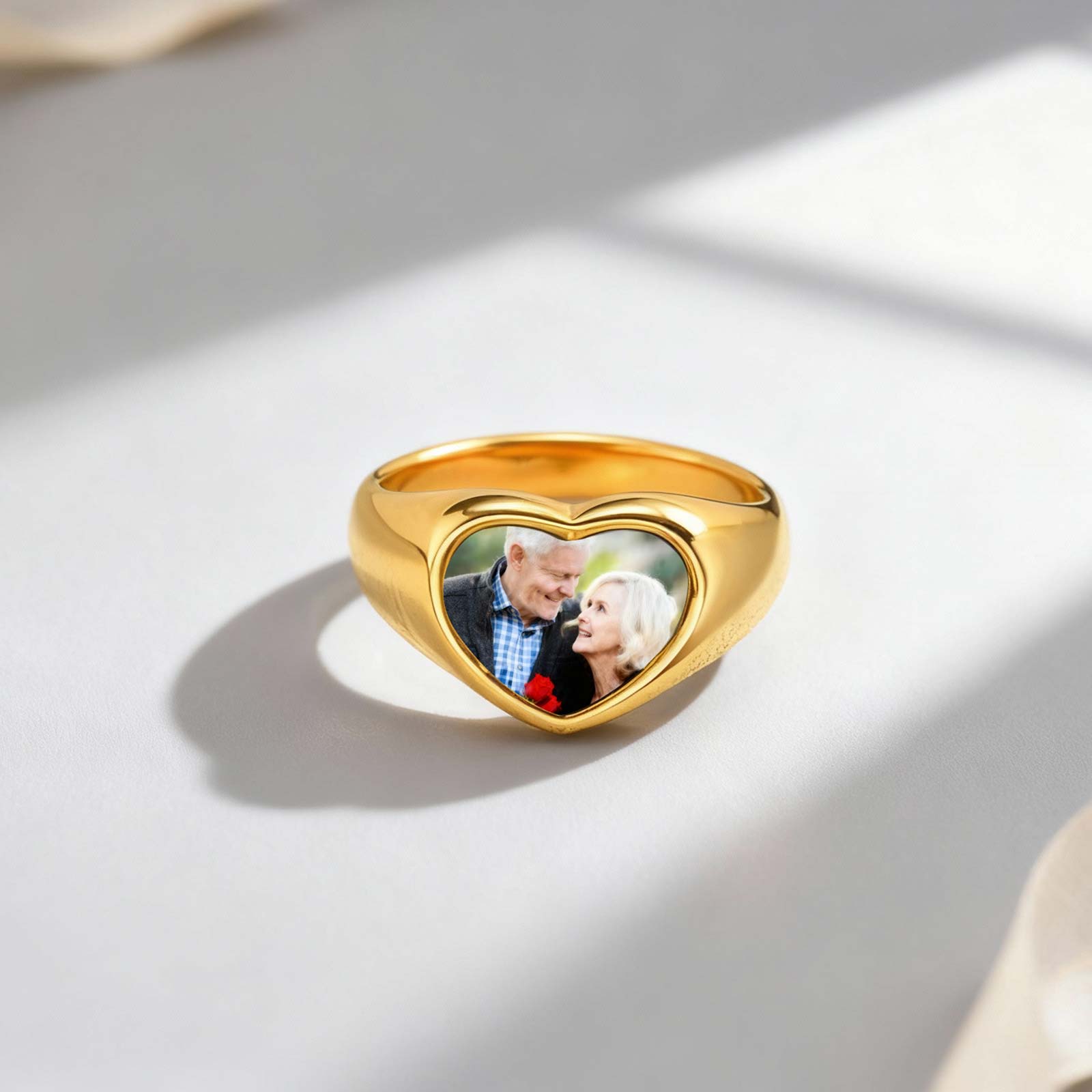 Custom Photo Signet Ring for W - مراجعة Women Accessories Logo وسعره