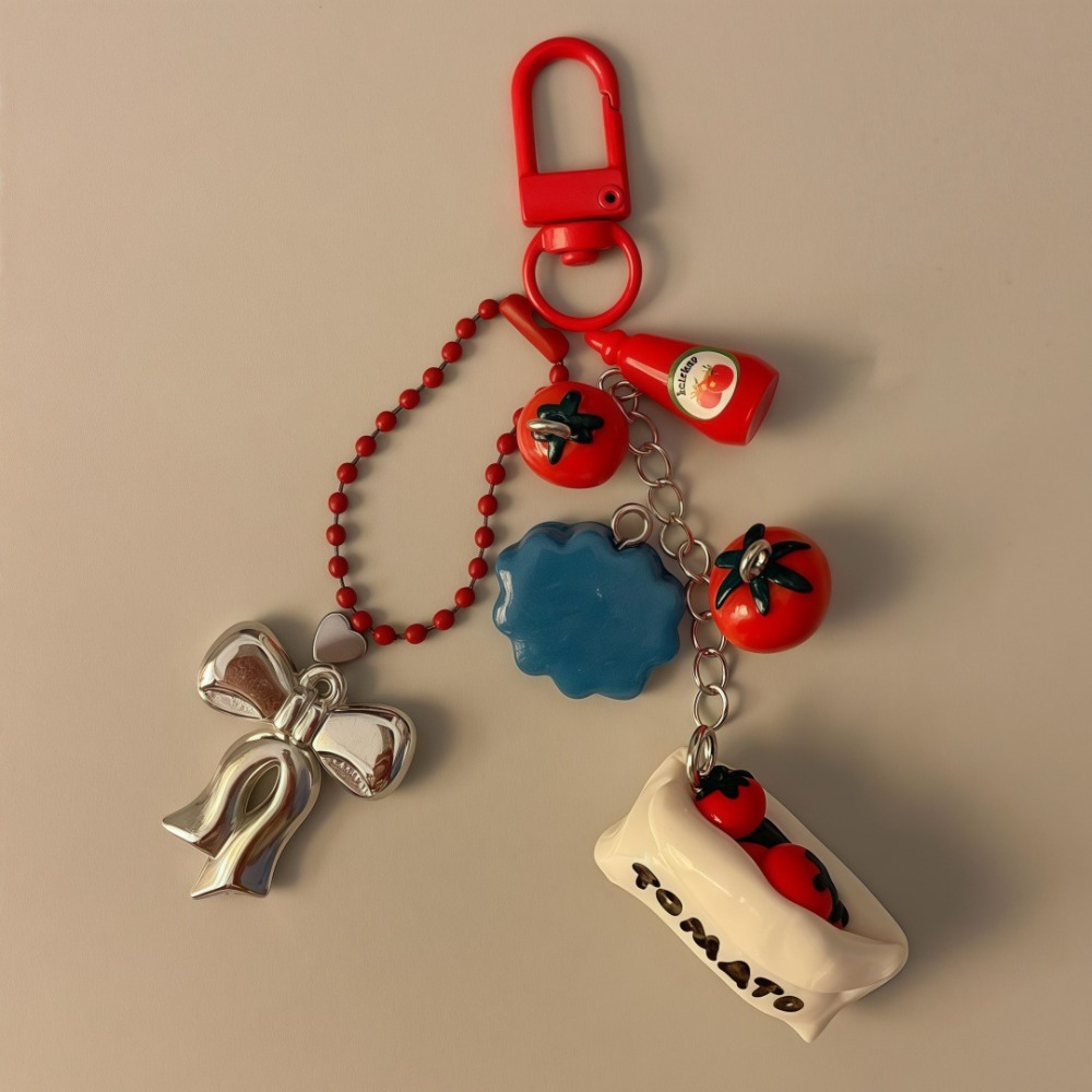 Hot Sale Creative Bow Tomato L - مراجعة Women Accessories Sale وسعره