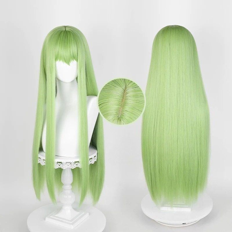 Anime CC Cosplay Green Wig Lon - مراجعة Women'S Accessories List وسعره