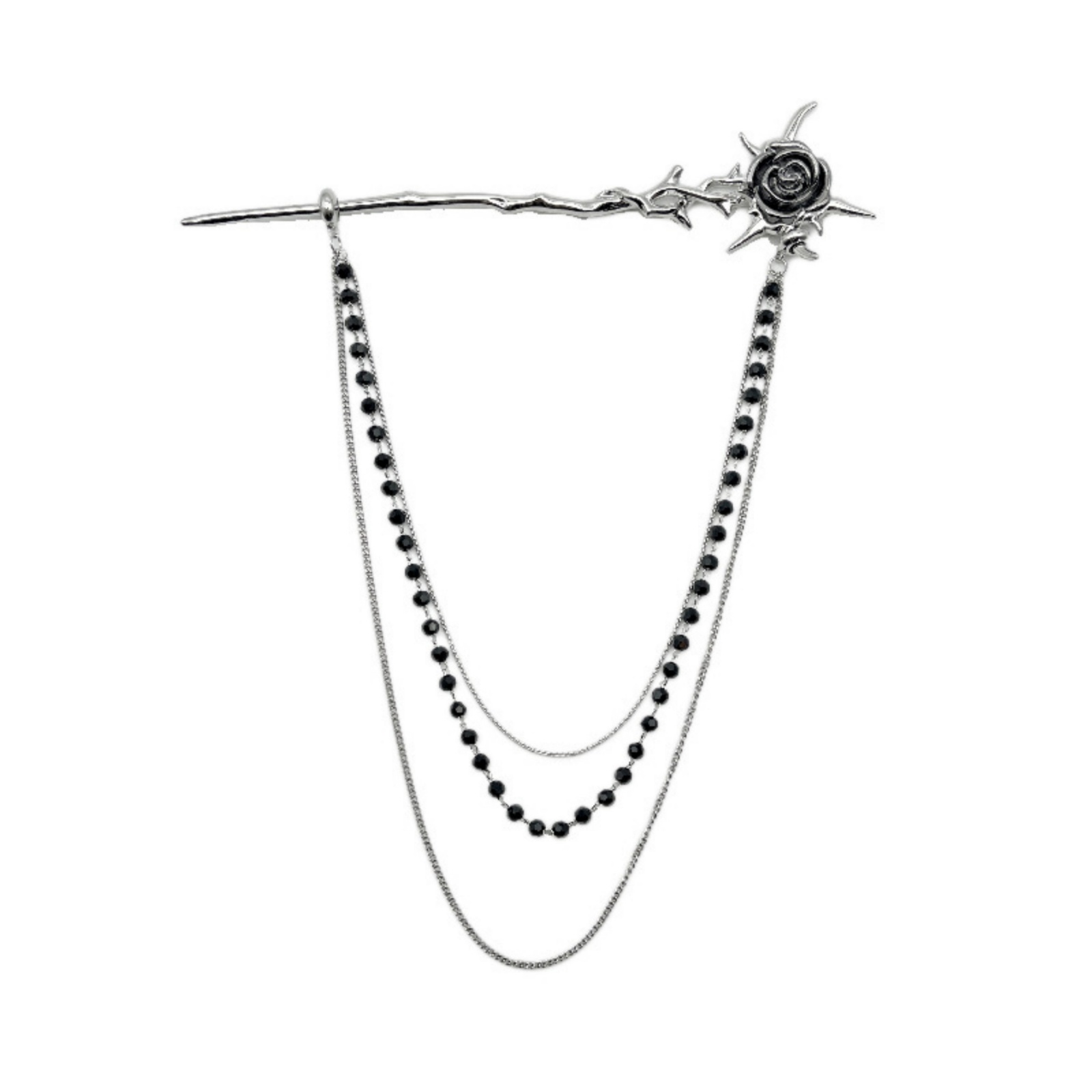1PC Gothic Punk Thorn Rose Tas - مراجعة Women Accessories Chain وسعره