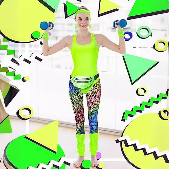 1980s Party Costume Women Spor - مراجعة Women'S Accessories In The 80S وسعره