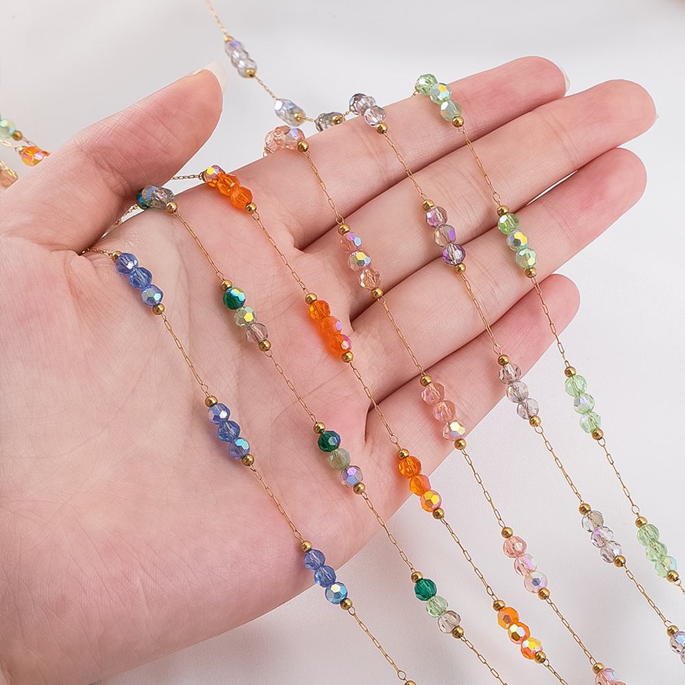 1Meter Stainless Steel Beads C - مراجعة Women Accessories Chain وسعره