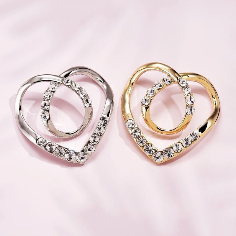 T-shirt Heart Scarf Brooches C - مراجعة Women'S Accessories Rings وسعره