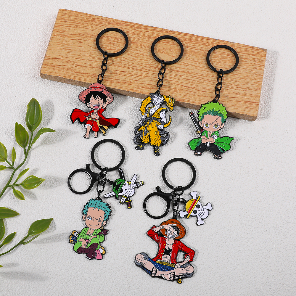 One Piece Anime Keychain Featu - مراجعة Women'S Accessories Rings وسعره