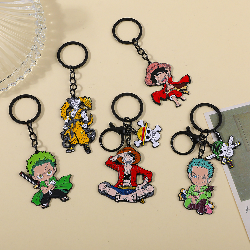 One Piece Anime Keychain Featu - مراجعة Women'S Accessories Rings وسعره