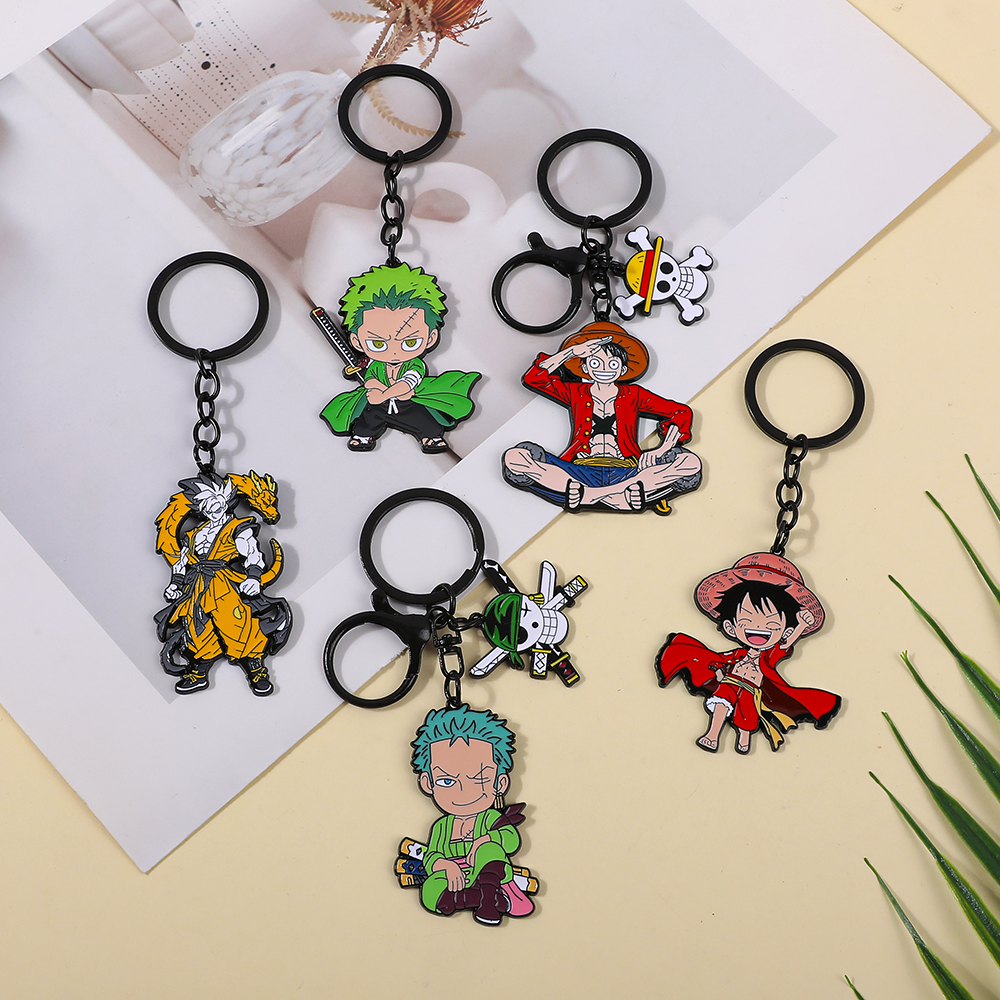 One Piece Anime Keychain Featu - مراجعة Women'S Accessories Rings وسعره