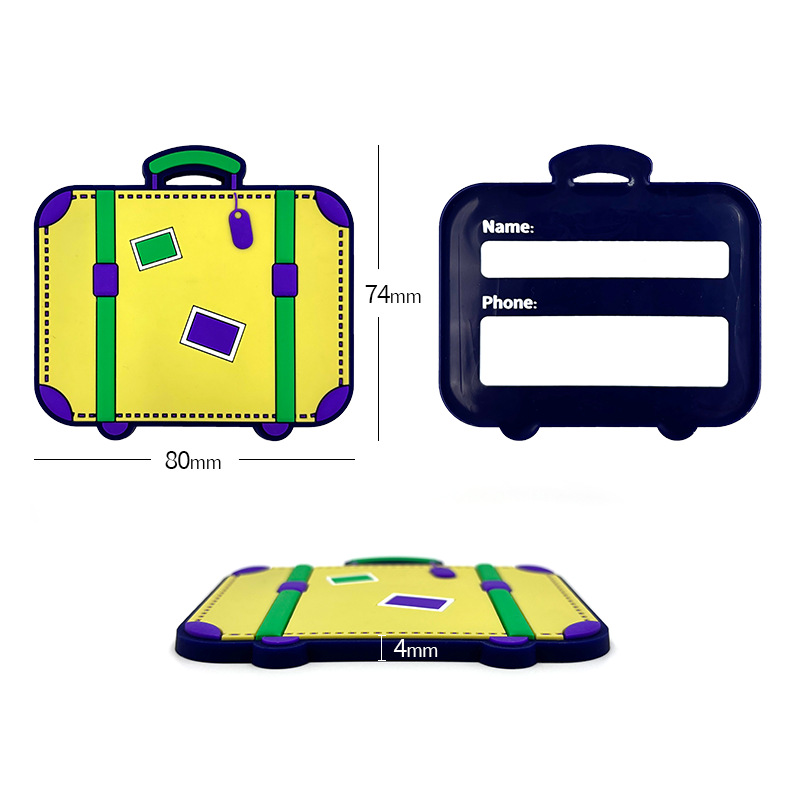 Creative PVC Luggage Tag Multi - مراجعة Women'S Essential Accessories وسعره