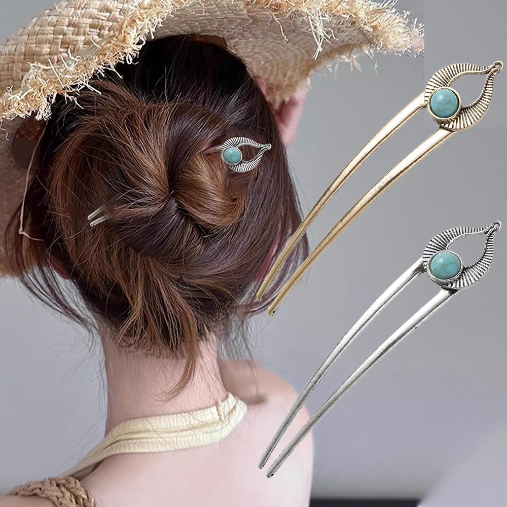 Egypt Turquoise U Shape Hair F - مراجعة Women'S Accessories List وسعره