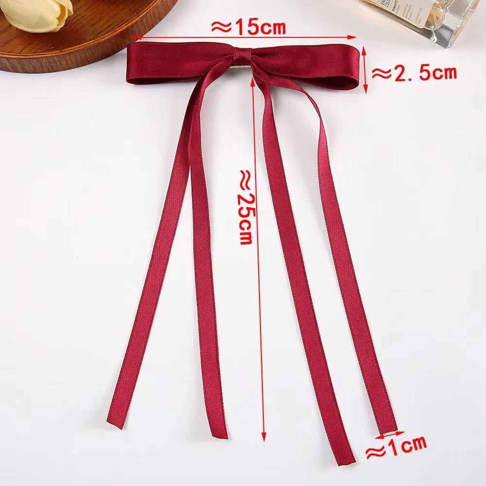 New Colored Satin Ribbon Bowkn - مراجعة Women'S Essential Accessories وسعره