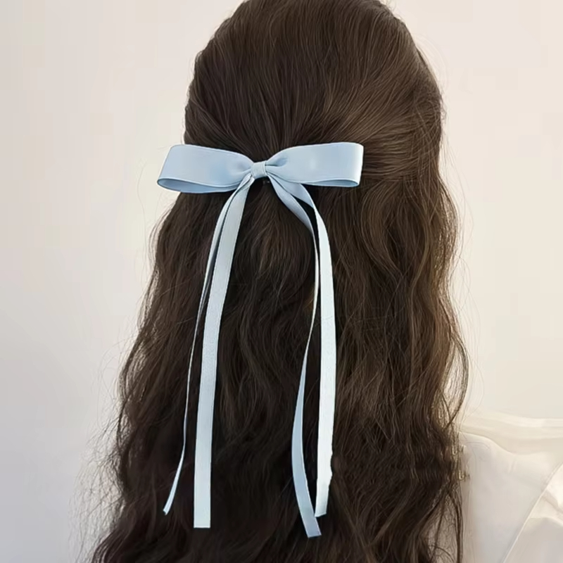 New Colored Satin Ribbon Bowkn - مراجعة Women'S Essential Accessories وسعره