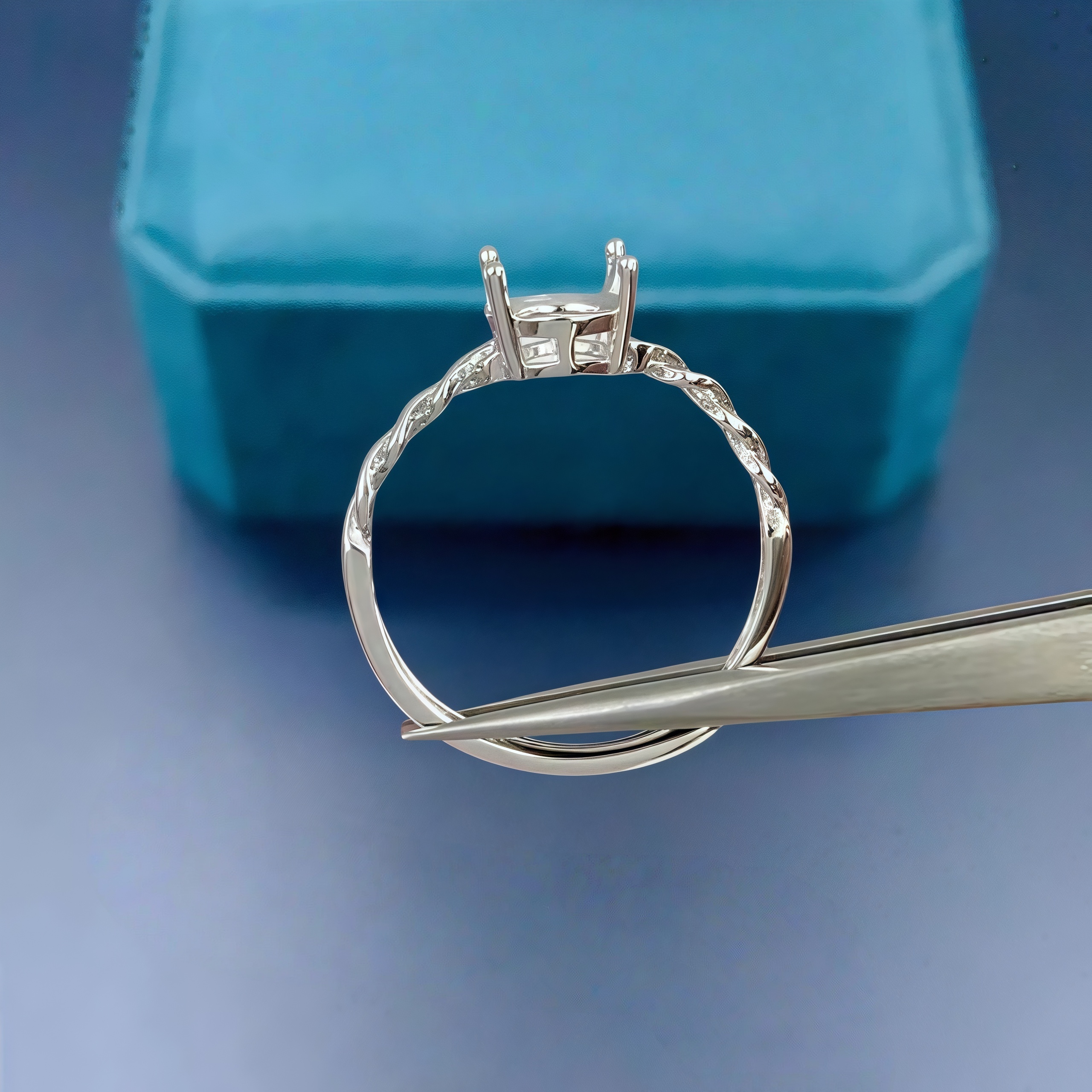 DIY Empty Ring Holder S925 Ste - مراجعة Women'S Accessories Rings وسعره