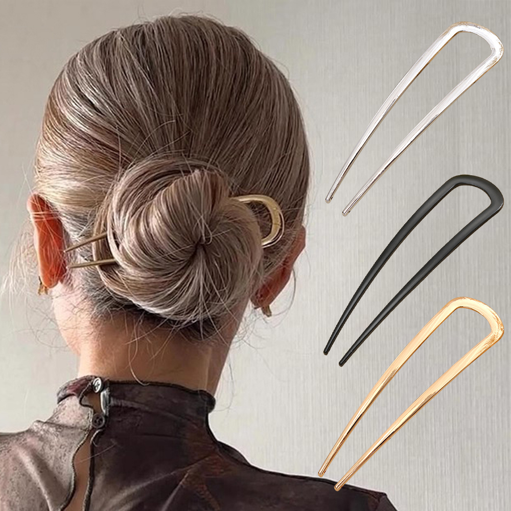 New Simple U Shaped Hair Forks - مراجعة Women'S Accessories List وسعره