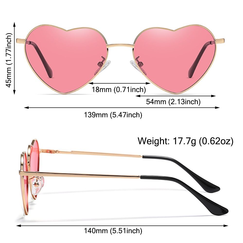 Heart-Shaped Sunglasses Heart  - مراجعة Women'S Accessories In The 90S وسعره